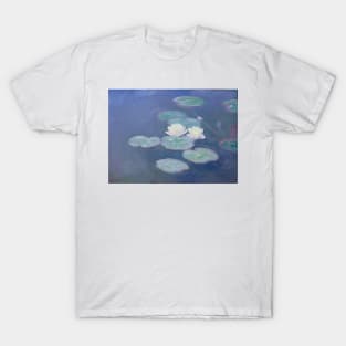 Nymphéas, effet du soi ( Water lilies, effect of the self) - Claude Monet T-Shirt